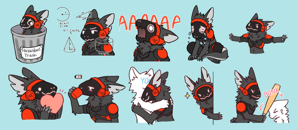 sticker commission example
