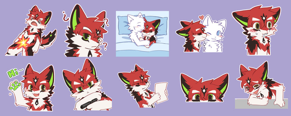 sticker commission example