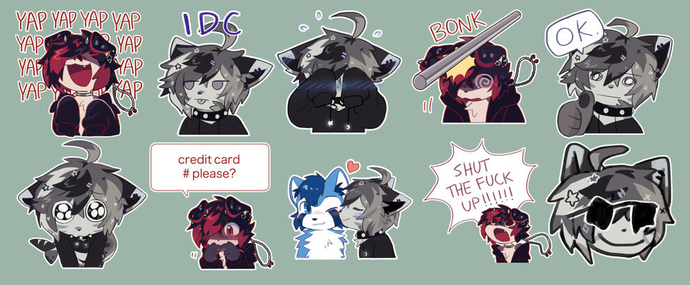 sticker commission example